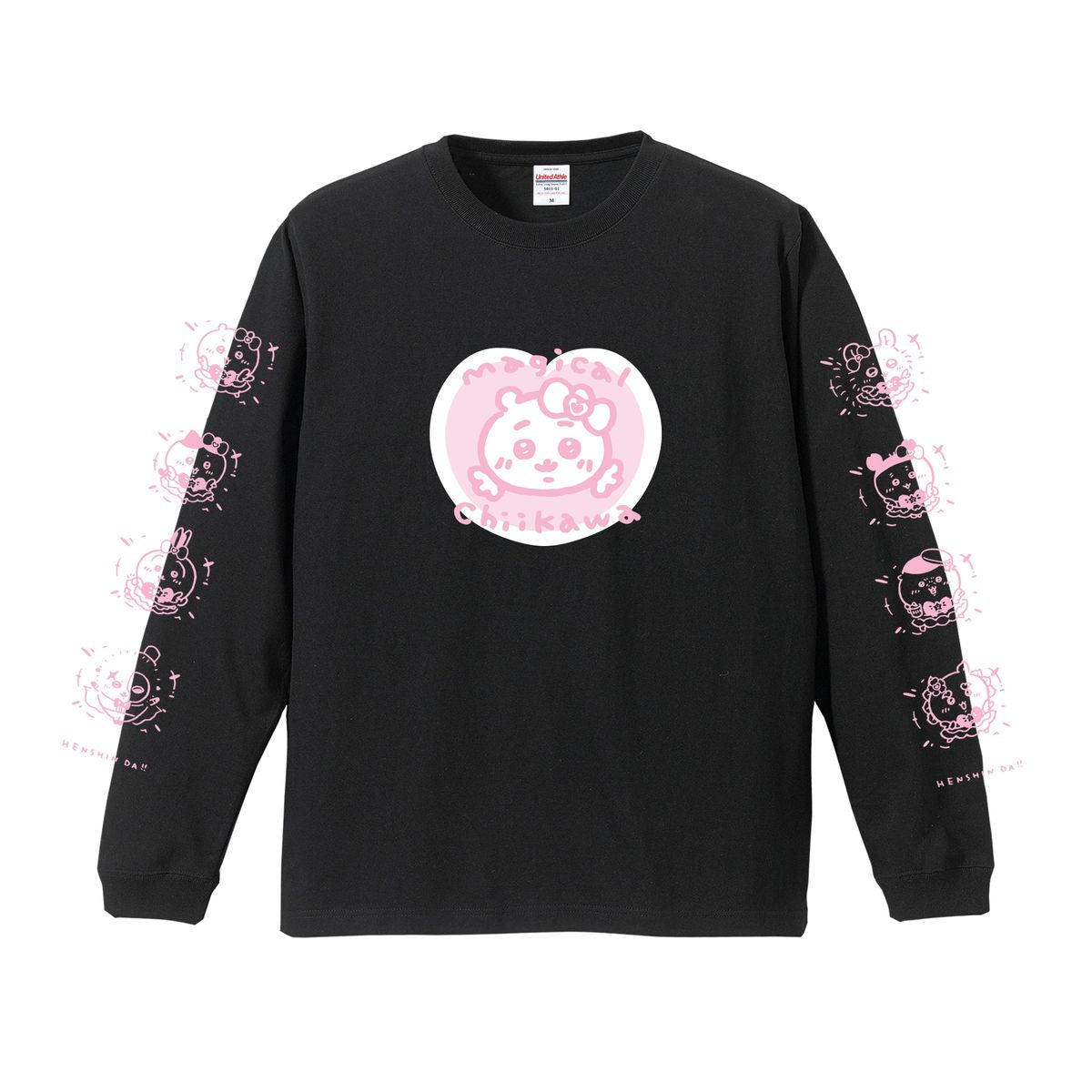치이카와 매지컬 치이카와 L/S 티셔츠 변신 후 블랙