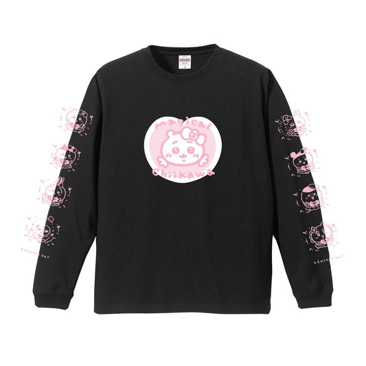 치이카와 매지컬 치이카와 L/S 티셔츠 변신 후 블랙