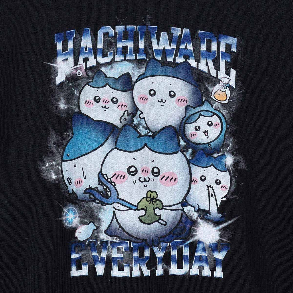 吉伊卡哇 休閒衛衣 HACHIWARE EVERYDAY 黑色