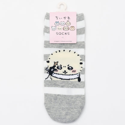 Chiikawa Klusox Rakko Peace Gray Border 