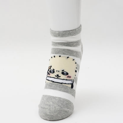 Chiikawa Klusox Rakko Peace Gray Border 