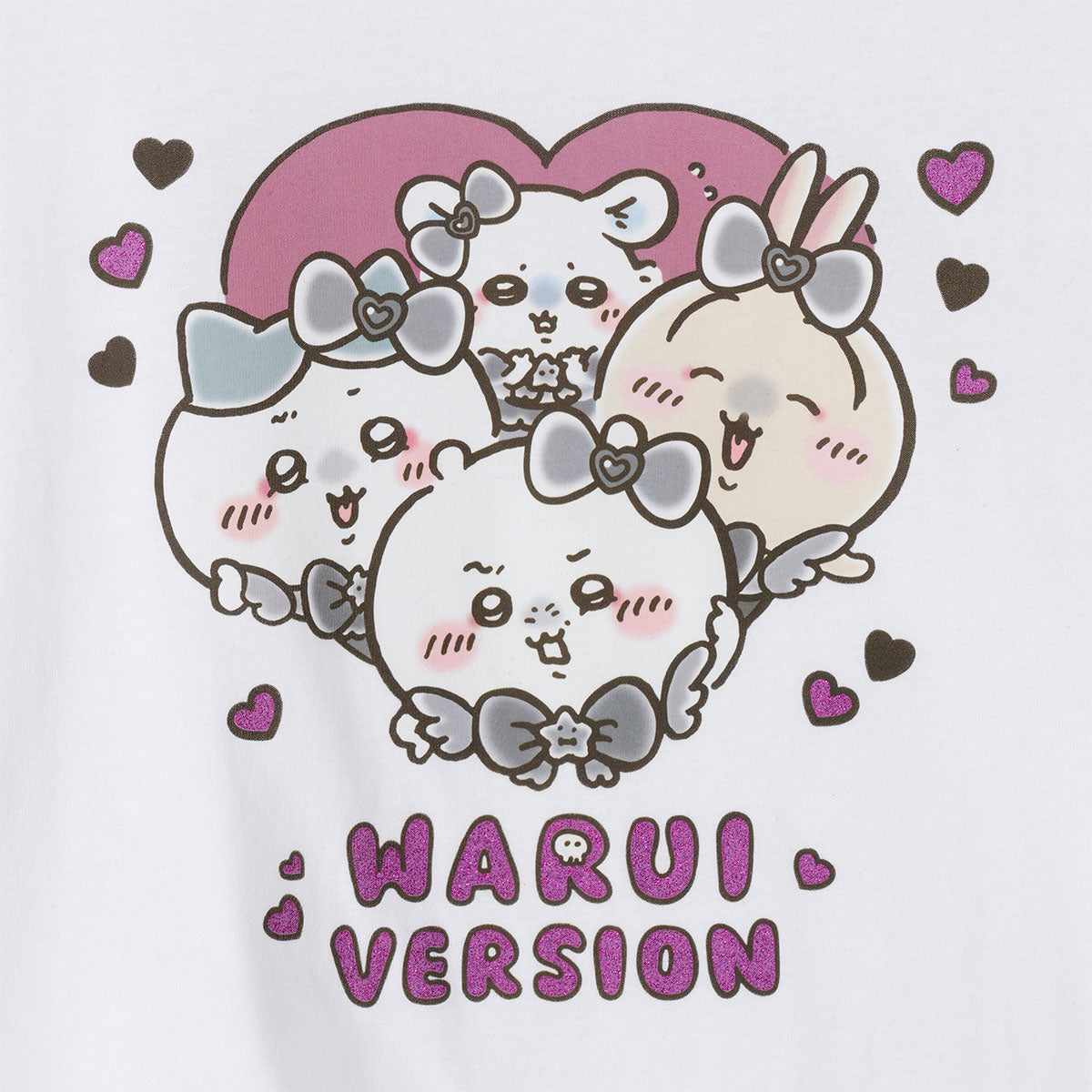 Chiikawa Magical Chiikawa T-Shirt Evil Version All White