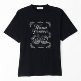 Chiikawa Magical Chiikawa T-Shirt Evil Version Chiikawa & Momonga Black