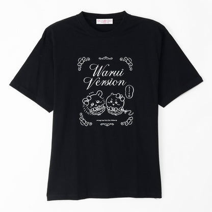 Chiikawa Magical Chiikawa T-Shirt Evil Version Chiikawa & Momonga Black