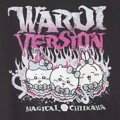 Chiikawa Magical Chiikawa T-Shirt Evil Version Trio Charcoal