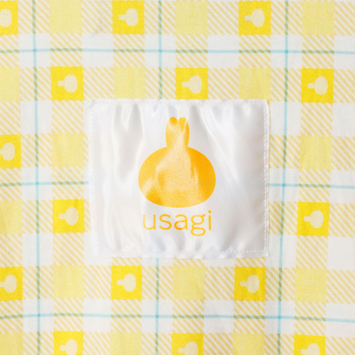 치이카와 체크 시리즈 셔츠 우사기 옐로우