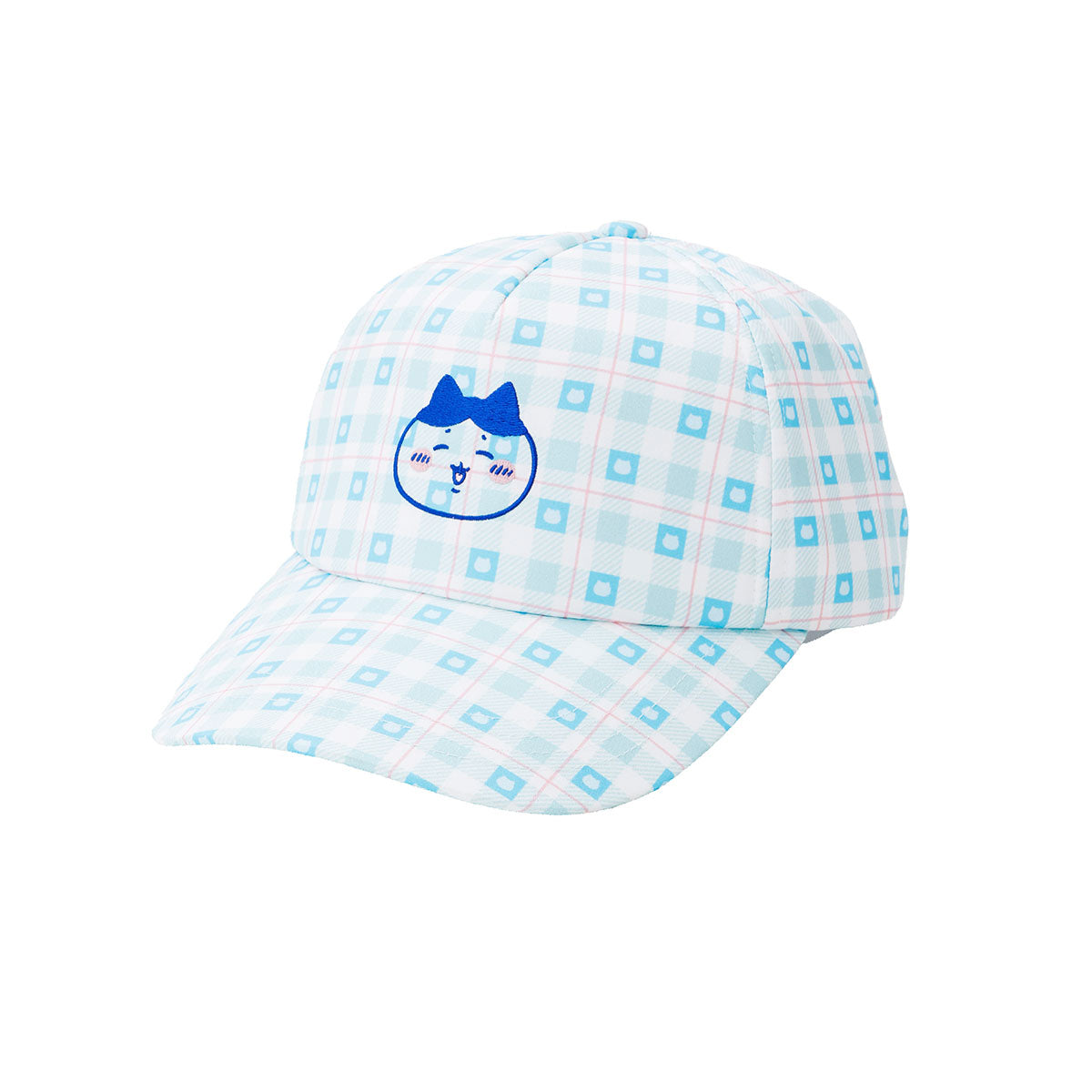 ちいかわ チェックシリーズ CAP ハチワレ ブルー