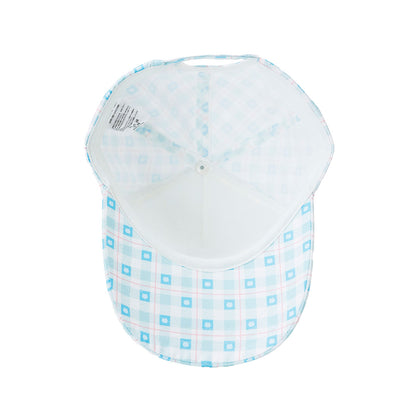 ちいかわ チェックシリーズ CAP ハチワレ ブルー