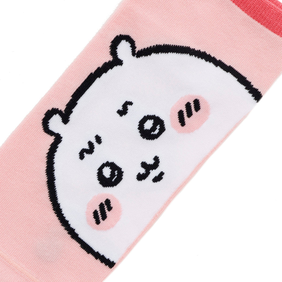Chiikawa Crew Socks Chiikawa Close-Up Light Pink
