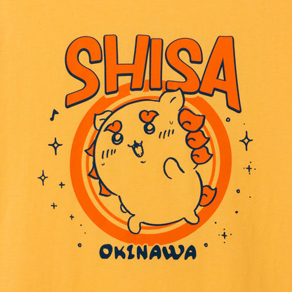 Chiikawa Shisa’s Souvenir Shop T-shirt Full Speed (Yellow)