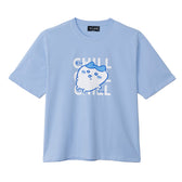 ちいかわ Tシャツ チルチルハチワレ ブルー