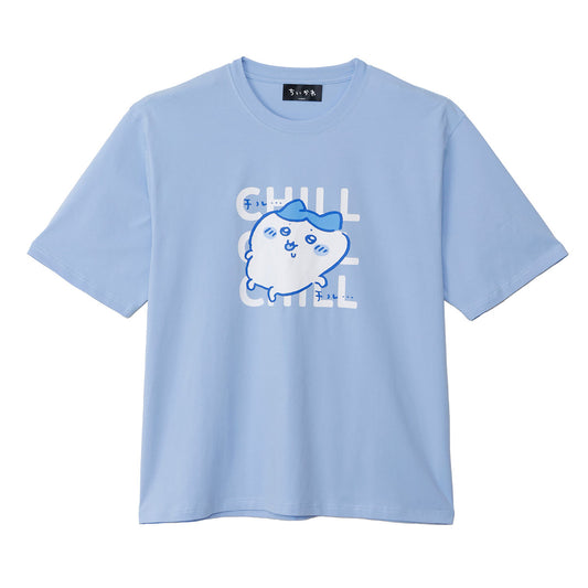 ちいかわ Tシャツ チルチルハチワレ ブルー