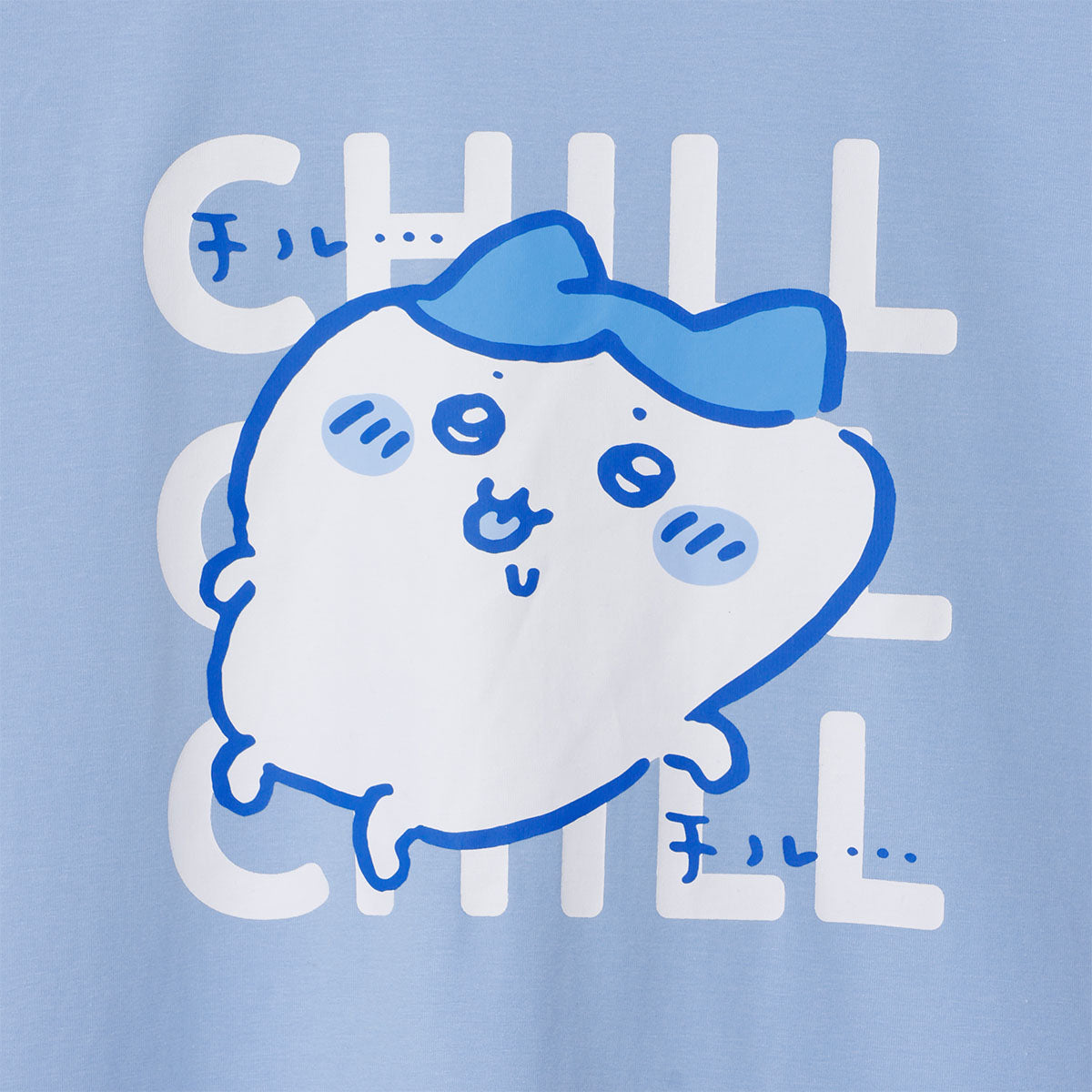 ちいかわ Tシャツ チルチルハチワレ ブルー