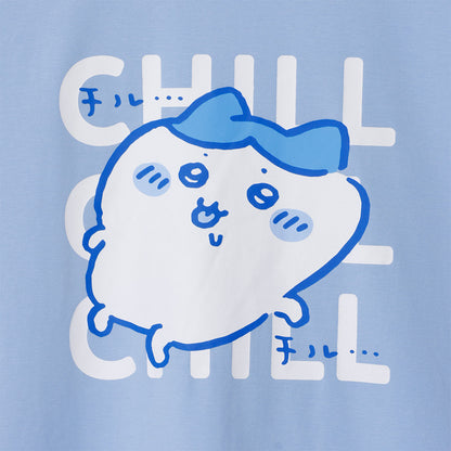 ちいかわ Tシャツ チルチルハチワレ ブルー