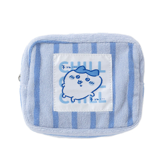 ちいかわ ポーチ チルチルハチワレ ブルー