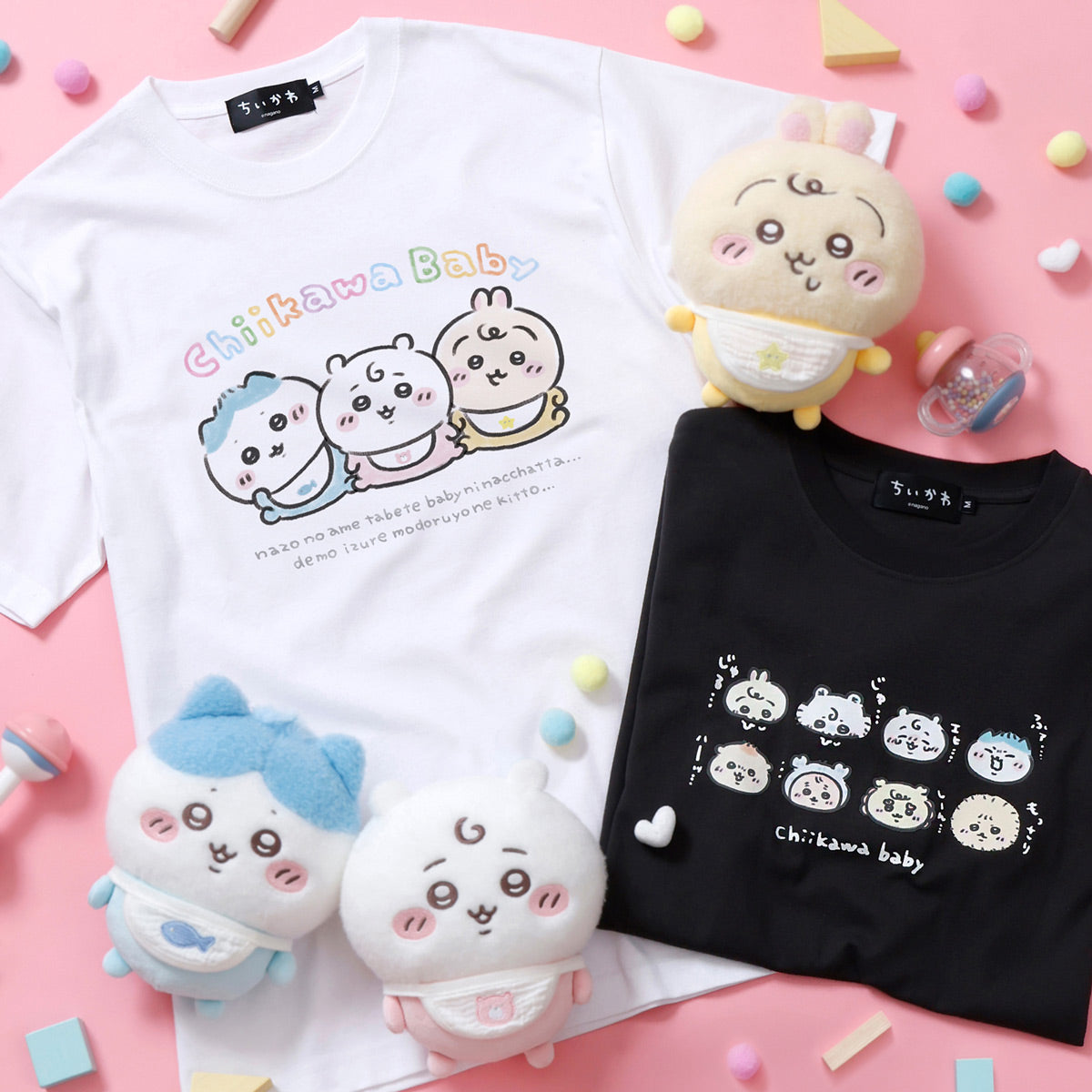 ちいかわ Chiikawa Baby Tシャツ 小さいの スミ