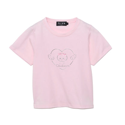 ちいかわ Go!HARAJUKU Tシャツ リボンリボン ちいかわ ピンク