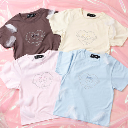 ちいかわ Go!HARAJUKU Tシャツ リボンリボン ちいかわ ピンク
