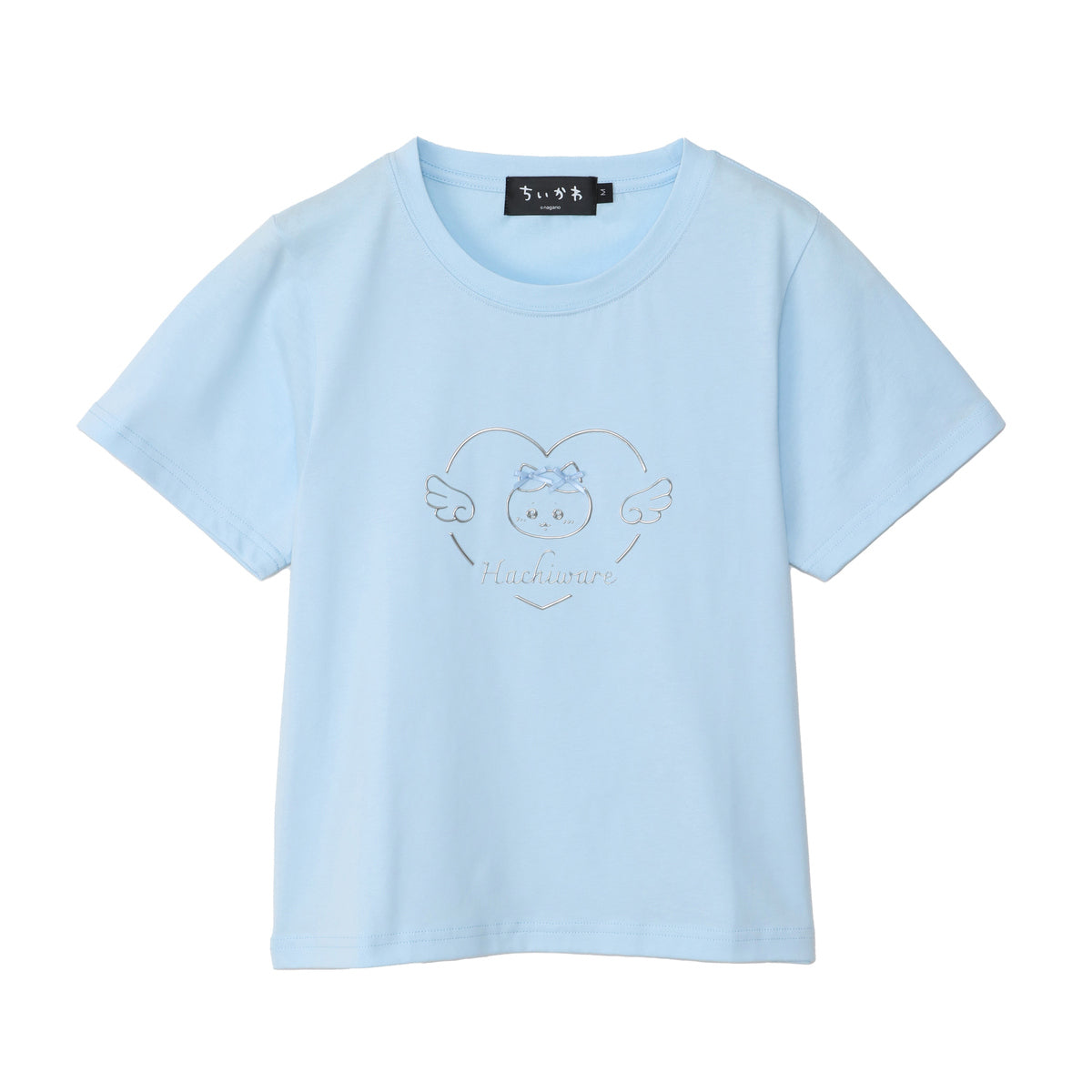 Chiikawa Go!HARAJUKU T-Shirt Ribbon Ribbon Hachiware Blue