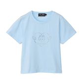 ちいかわ Go!HARAJUKU Tシャツ リボンリボン ハチワレ ブルー