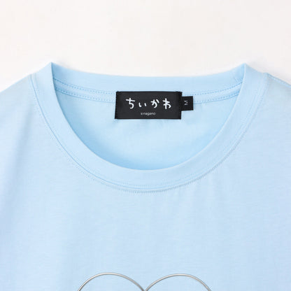 Chiikawa Go!HARAJUKU T-Shirt Ribbon Ribbon Hachiware Blue
