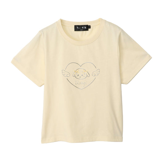 ちいかわ Go!HARAJUKU Tシャツ リボンリボン うさぎ イエロー