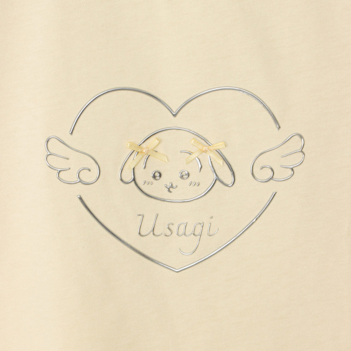 치이카와 Go!HARAJUKU 티셔츠 리본리본 우사기 옐로우