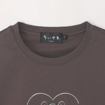 ちいかわ Go!HARAJUKU Tシャツ リボンリボン モモンガ ブラウン