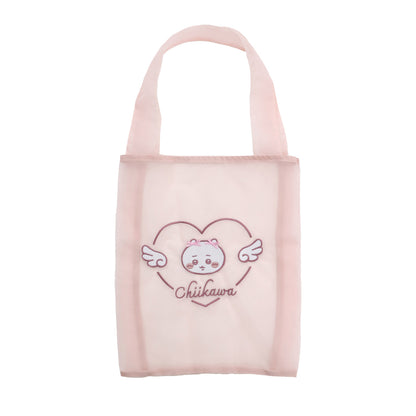 ちいかわ Go!HARAJUKU オーガンジーバッグ リボンリボン ちいかわ ピンク