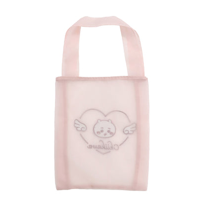 ちいかわ Go!HARAJUKU オーガンジーバッグ リボンリボン ちいかわ ピンク