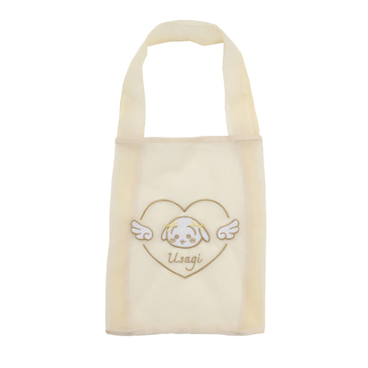 ちいかわ Go!HARAJUKU オーガンジーバッグ リボンリボン うさぎ イエロー