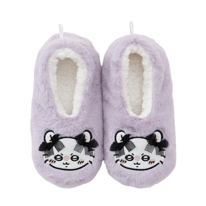 吉伊卡哇 居家鞋 飞鼠蝴蝶结 紫色