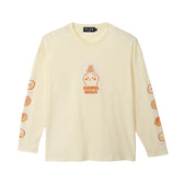 ちいかわ 長袖Tシャツ ドーナッツ イエローベージュ