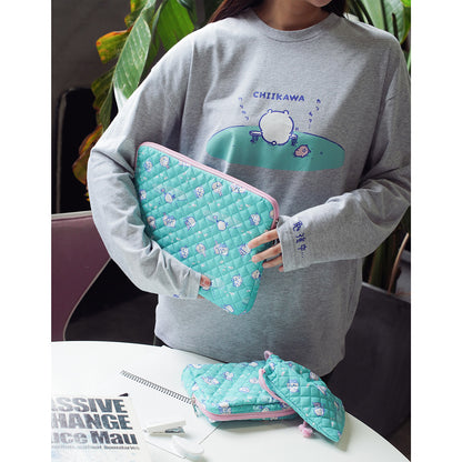 ちいかわ ポーチ 試験勉強 グリーン