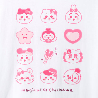 ちいかわ まじかるちいかわ Tシャツ キラキラ ホワイト
