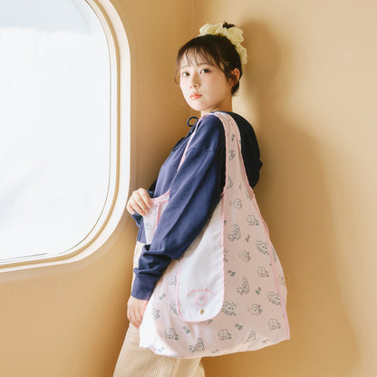 ちいかわ Chiikawa Baby エコバッグ 積み木崩されちゃった ピンク