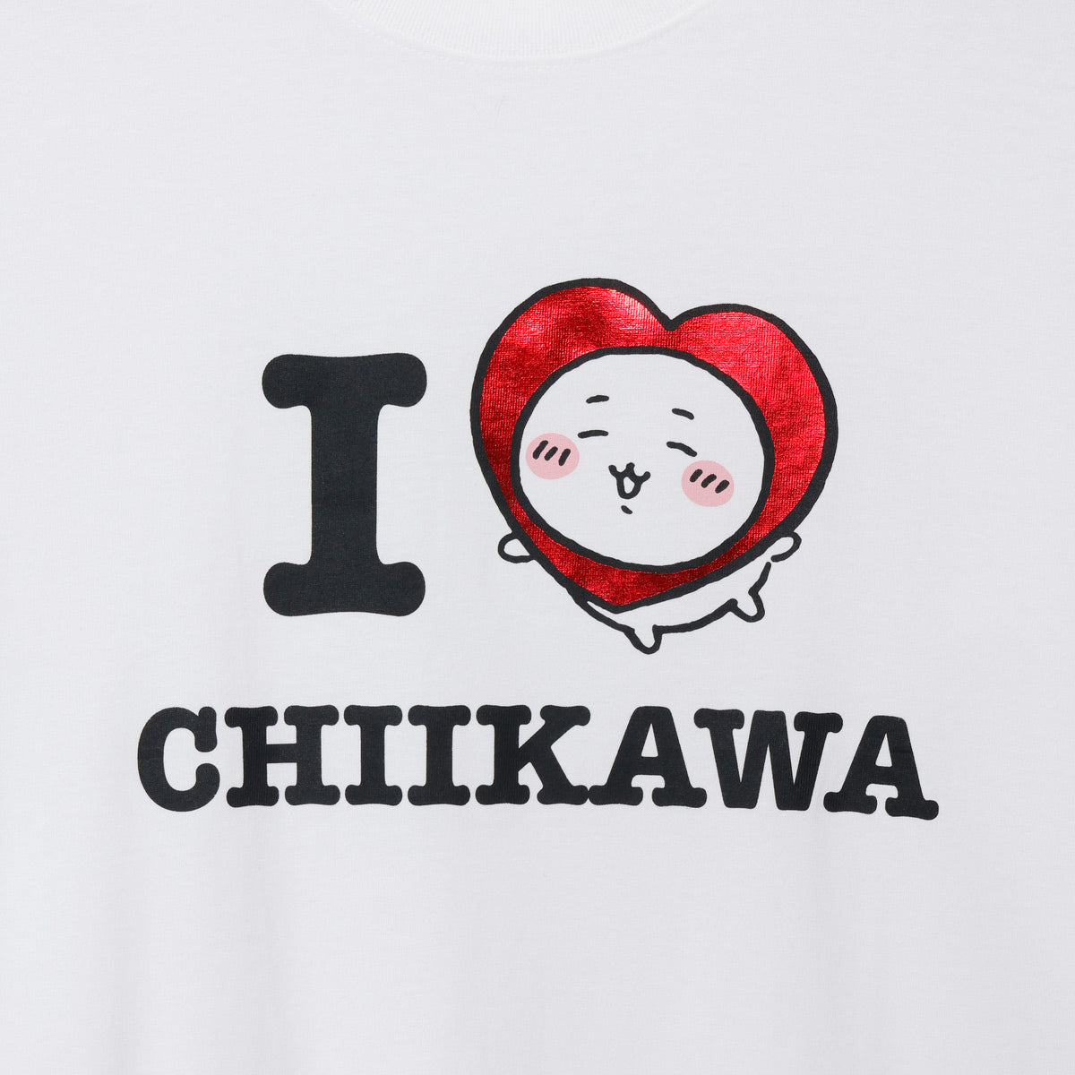 吉伊卡哇 長袖T恤 I LOVE CHIIKAWA 白色