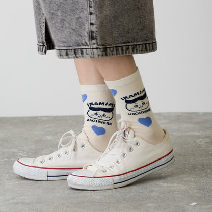 치이카와 양말 (가르마 시리즈 / 화이트)