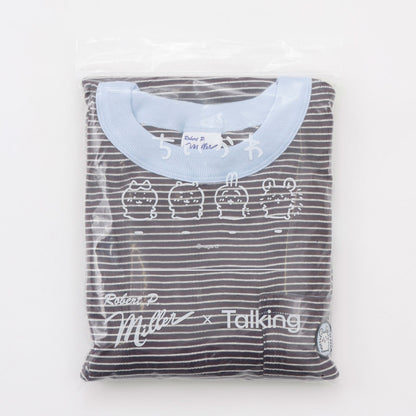 Chiikawa Big Silhouette Pocket T-shirt (Robert P.Miller×Talking / Momonga COFFEE)