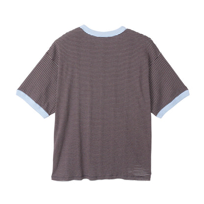 Chiikawa Big Silhouette Pocket T-shirt (Robert P.Miller×Talking / Momonga COFFEE)