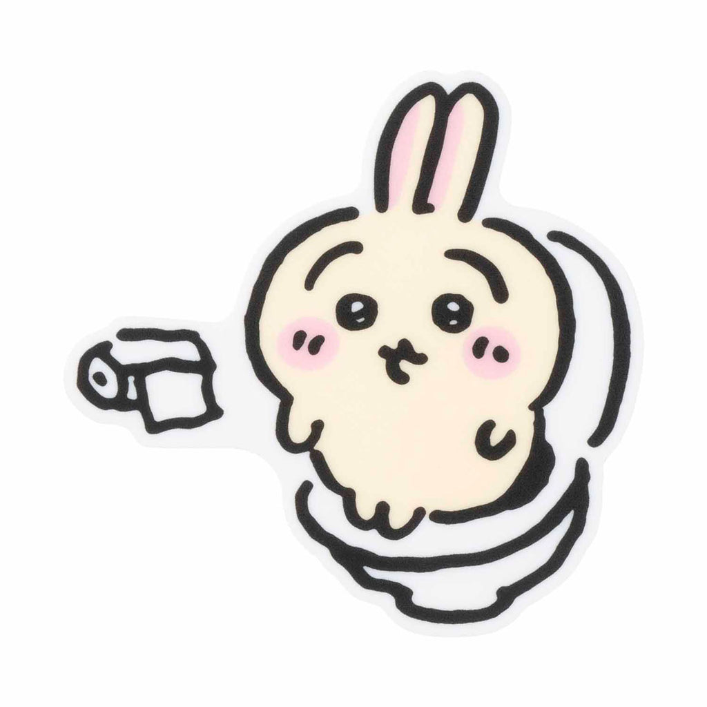 Chiikawa Acrylic Badge (Toilet Usagi)