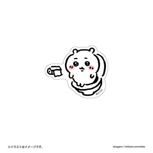 Chiikawa Smartphone-Sized Sticker (Toilet Chiikawa)