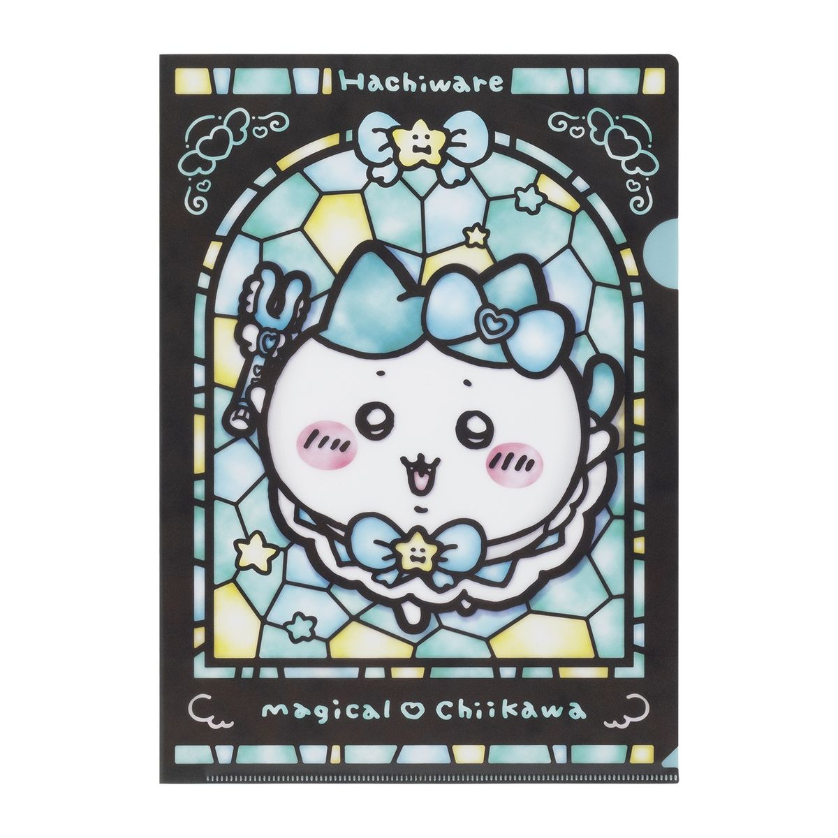 吉伊卡哇 魔法吉伊卡哇 彩色玻璃風格 透明文件夾（八割）