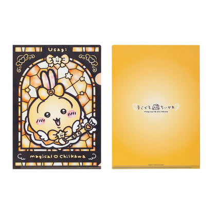 Chiikawa Magical Chiikawa Stained Glass Style Clear File (Usagi)