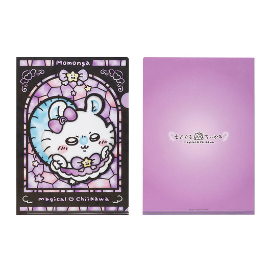 치이카와 매지컬 치이카와 스테인드 글라스 스타일 클리어 파일 (모몽가)