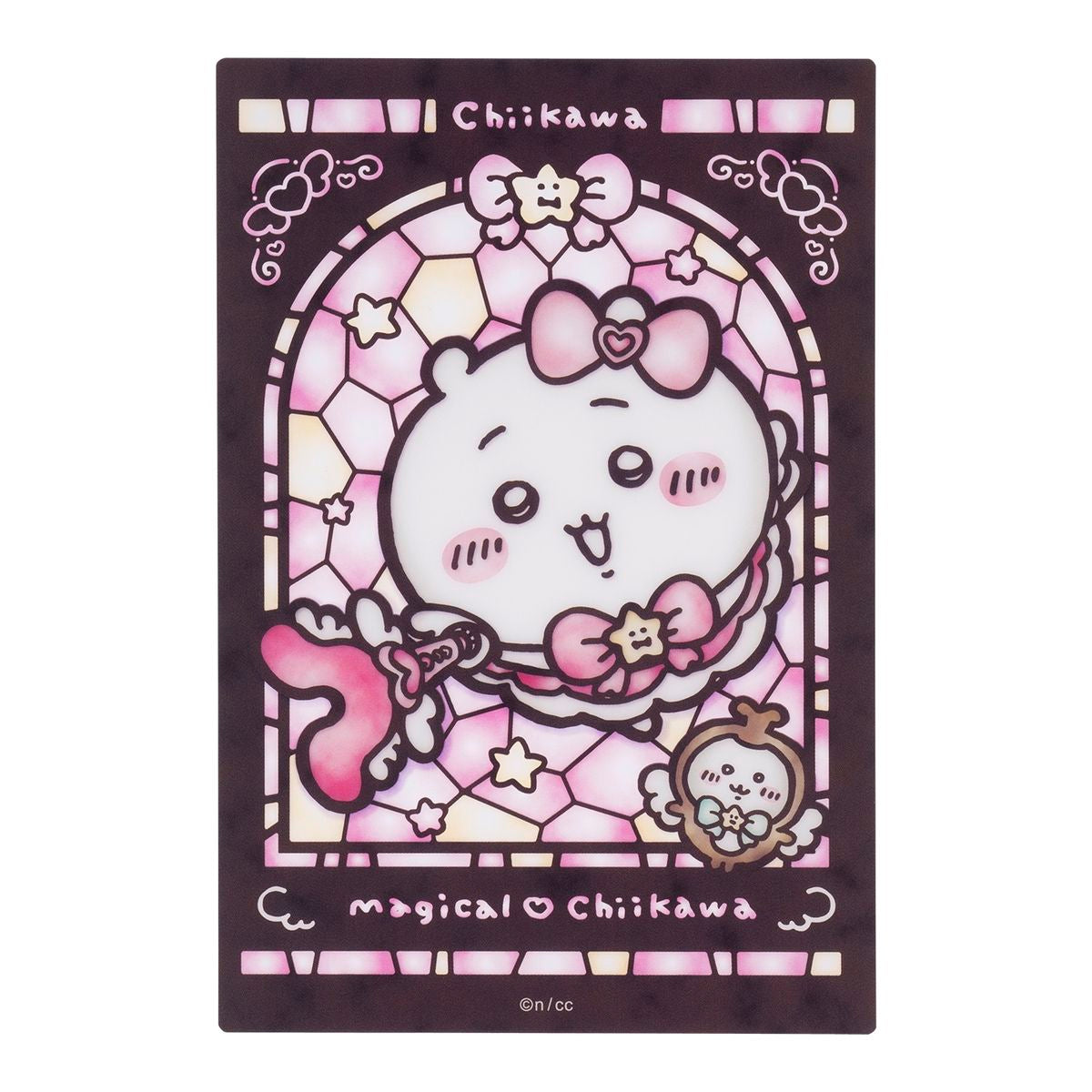 吉伊卡哇 魔法吉伊卡哇 彩色玻璃风透明卡片（吉伊卡哇）