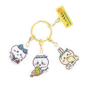 Chiikawa Chiikawa Sushi 3-Piece Acrylic Charm (Sushi Shop Everyone)