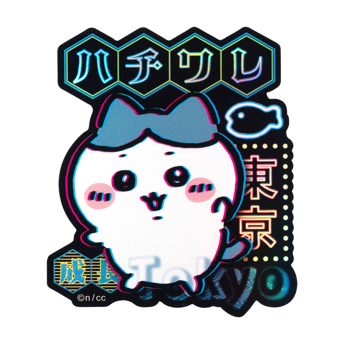 Chiikawa Tokyo Chiikawa Smartphone-sized Sticker (Hachiware)