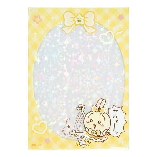 ちいかわ まじかるちいかわ ミニフォトが入るサイズのきらきらクリアスリーブ（うさぎ）