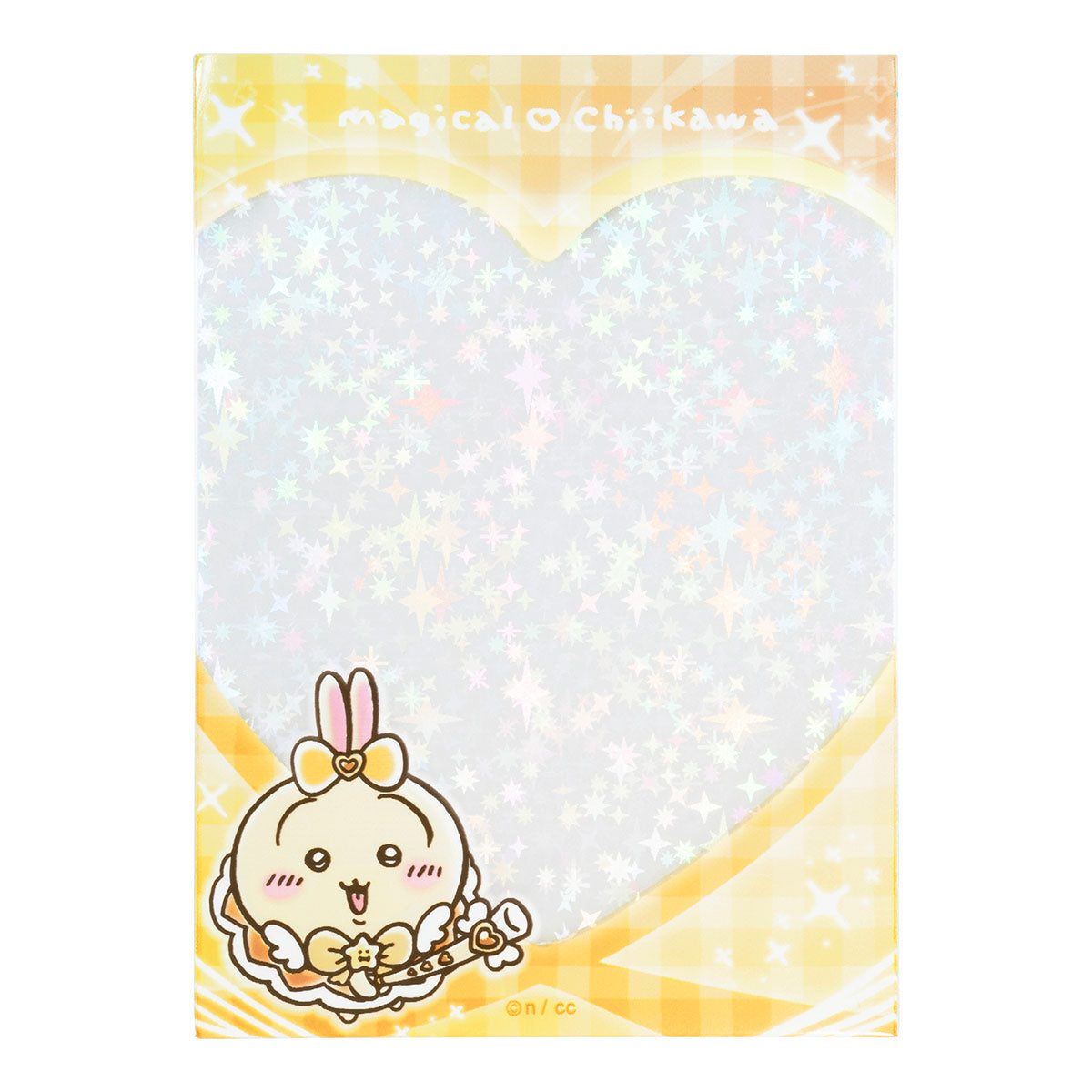 ちいかわ まじかるちいかわ ミニフォトが入るサイズのきらきらクリアスリーブ（うさぎ）